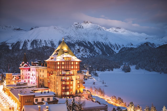 Badrutt’s Palace in the heart of St. Moritz